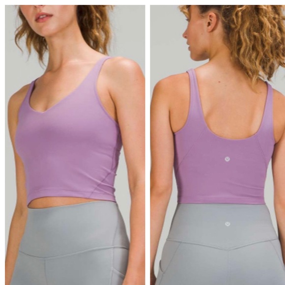 lululemon athletica Tops - Lululemon align tank top with built in bra light purple size 14